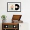 Americanflat 25x16.5 Vinyl Record & Album Art Picture Frame - Includes Double Black and White Mat with Mounting Board - Record Album Frame - Shatter Resistant Glass - Hanging Hardware - Black
